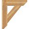 Ekena Millwork Traditional Slat Rough Sawn Bracket, Western Red Cedar, 6"W x 28"D x 32"H BKT06X28X32TRA06RWR - alternate 3